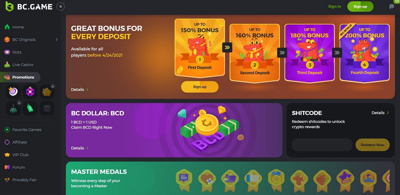 BC.Game Accident Strategy